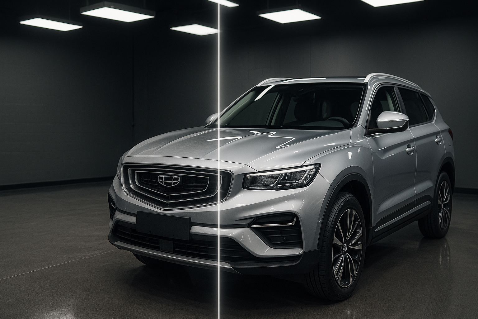 Полировка кузова Geely Atlas Pro